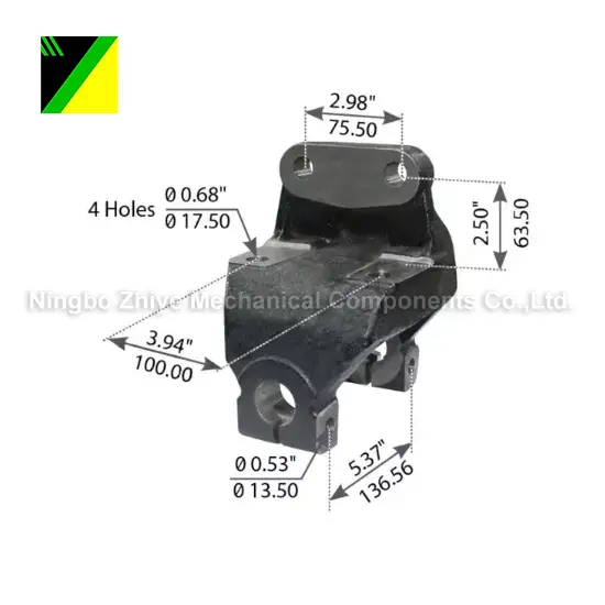 डक्टाइल आयर्न लॉस्ट फोम इन्व्हेस्टमेंट कास्टिंग हॅन्गर फ्रंट